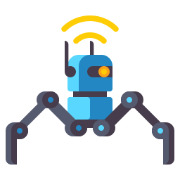 Spider robot icon