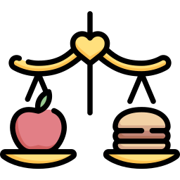 Balanced diet icon