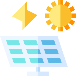 Énergie solaire Icône