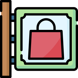Store sign icon