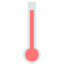gorąca temperatura ikona