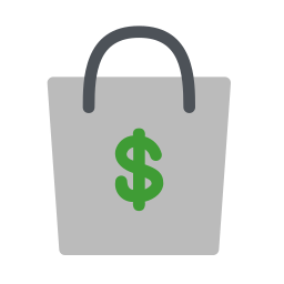 Shopping bag icon