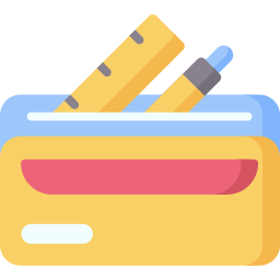 Pencil case icon