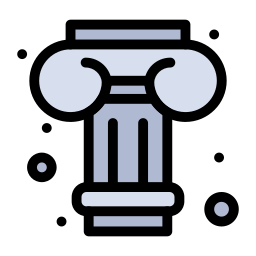 griekse pijlers icoon