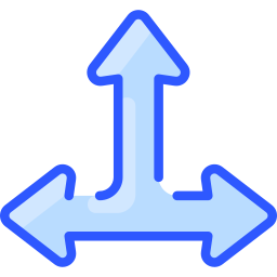 Direction sign icon