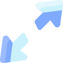 due frecce icona