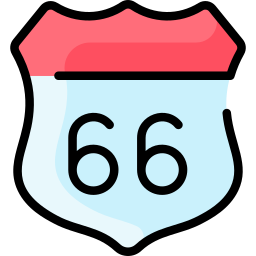 Road sign icon