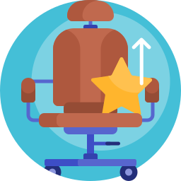 Office chair icon