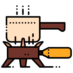 gaz de cuisson Icône