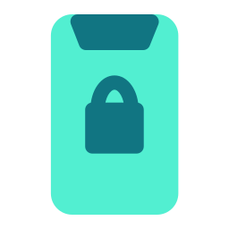 sicurezza mobile icona