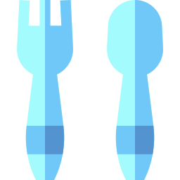 Baby cutlery icon