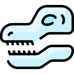 Dinosaur skull icon