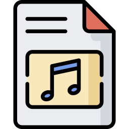 archivo de musica icono