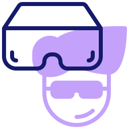 Safety goggles icon