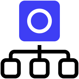 Hierarchical structure icon