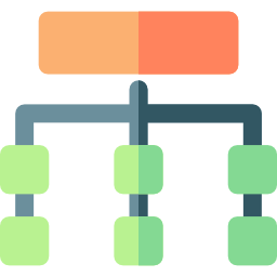 hiërarchische structuur icoon