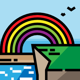 arco iris icono