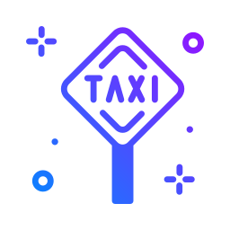 señal de taxi icono