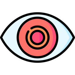 Red eye icon