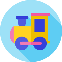 Train toy icon