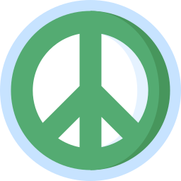 Peace symbol icon