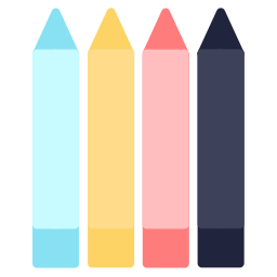 des crayons Icône