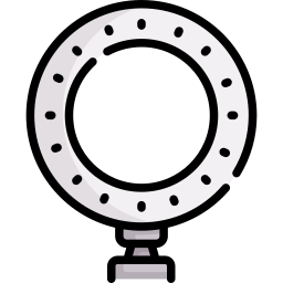 anillo de luz icono