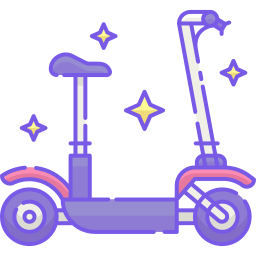 Electric scooter icon