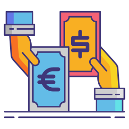 Currency exchange icon