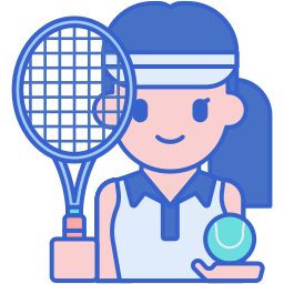 jogador de tênis Ícone