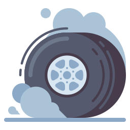 Tire wheels icon