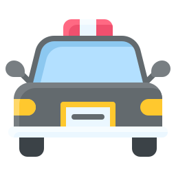 coche de policía icono