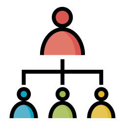 Hierarchy structure icon