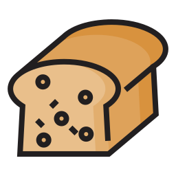 pan de molde icono