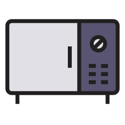 Microwave oven icon