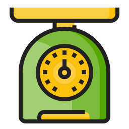 Weighing scale icon