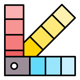 palette de couleurs Icône