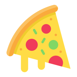 porción de pizza icono