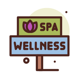 wellness en ontspan icoon