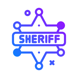 значок шерифа иконка