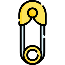 Safety pin icon