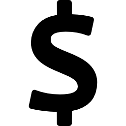dollar valutateken icoon