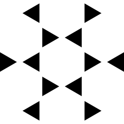 bola de triângulos poligonais Ícone