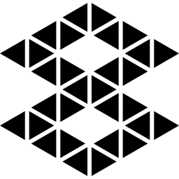 numero poligonale otto icona