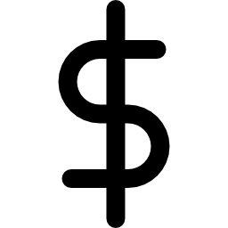 dollarsymbol der währung icon