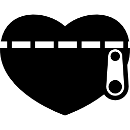 Heart wallet icon