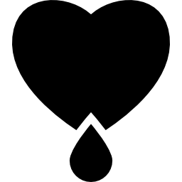 Кровоточащее сердце иконка