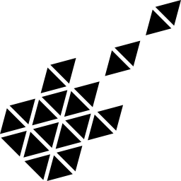 polygonale dreiecksgitarre icon