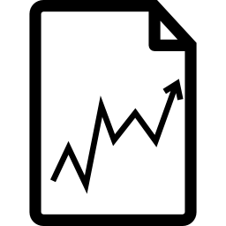 Document with line chart icon