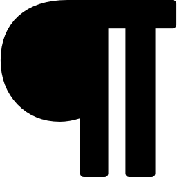 símbolo de quebra de linha Ícone